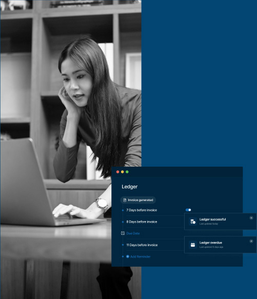 Real-time financial ledgers